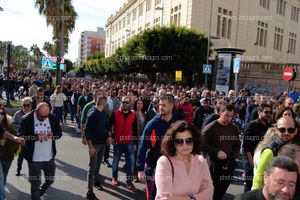 Plano en el que se puede ver, a pie de manifestación, la extensión de la misma