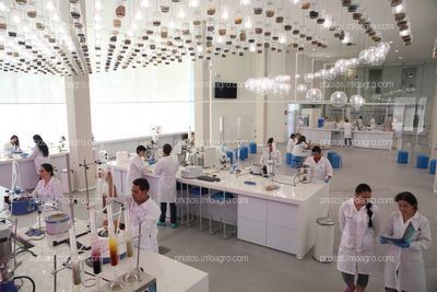 Laboratorio de botánica del MaAVi Innovation Center de Kimitec Group