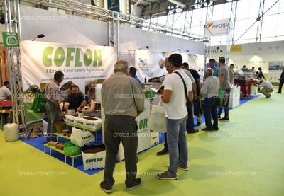 Hidroponía del Coco, Inagro y Mosa green - Stand Infoagro Exhibition