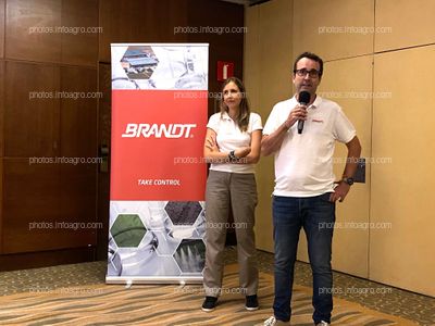 Amparo Tena, directora de Marketing de Brandt, y José Yanez, director de Desarrollo de Brandt Europe