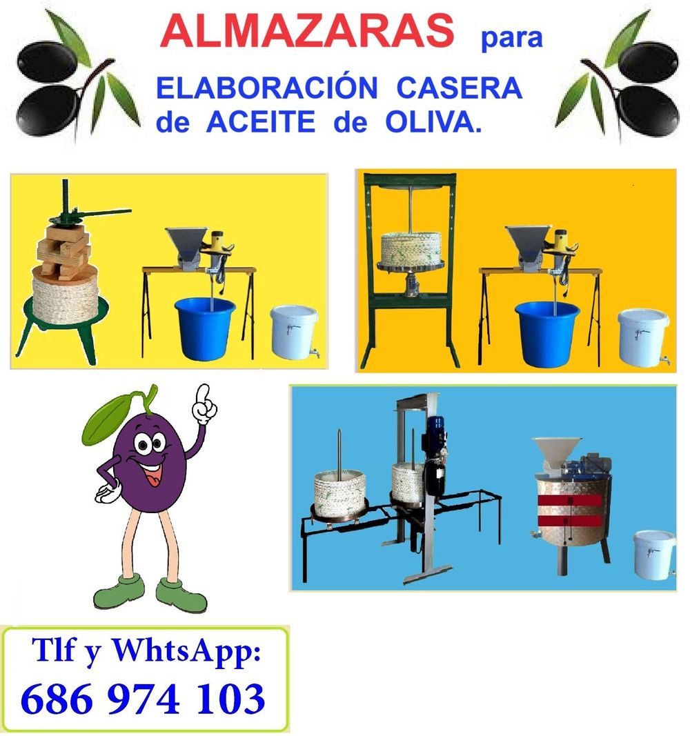 MINI ALMAZARAS para HACER ACEITE