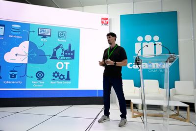 Uno de los ponentes del Infoagro Summit 2025, durante su conferencia