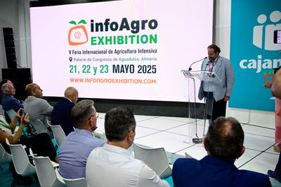 Manuel González, director general de Brandt Europe, tras recoger el Premio Nutrición Vegetal IE2025