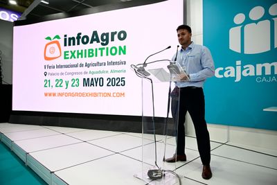 Discurso de Saúl Martínez, director comercial de Alarcontrol, tras recoger el Premio Eficiencia en el Uso del Agua IE2025