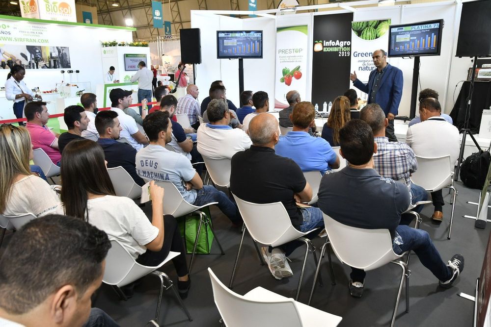 Una de las presentaciones comerciales Infoagro Exhibition 2019