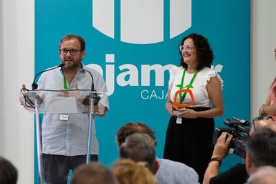 José Antonio Arcos (El Agro Auténtico), tras recoger el Premio Comunicación IE2025