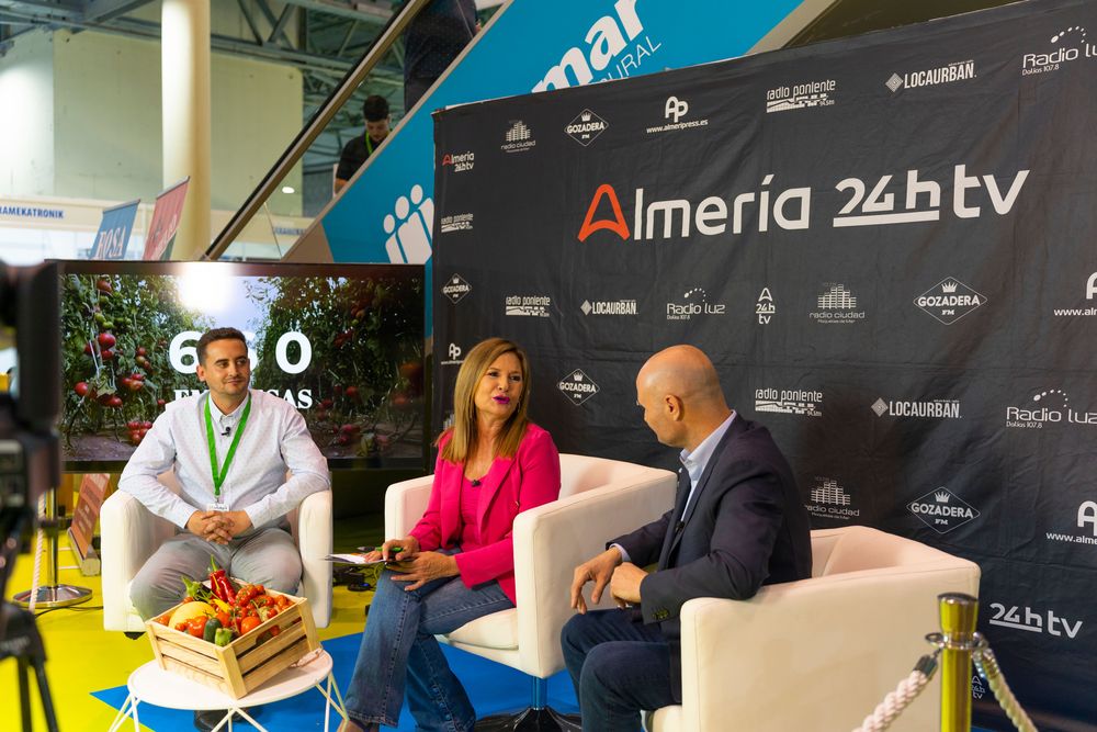 Stand de Almería24hTV en Infoagro Exhibition 2025