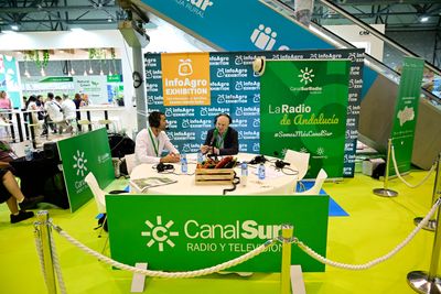 Stand de Canal Sur Radio en Infoagro Exhibition 2025