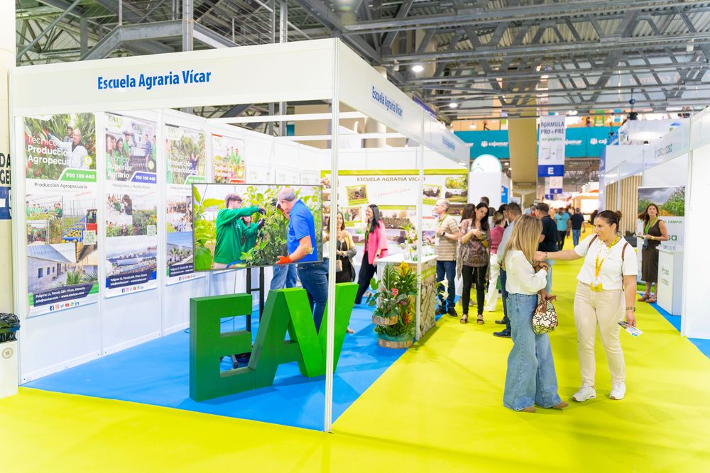 Stand de Escuela Agraria de Vícar en Infoagro Exhibition 2025
