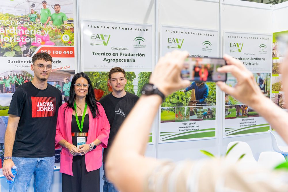 Stand de Escuela Agraria de Vícar en Infoagro Exhibition 2025