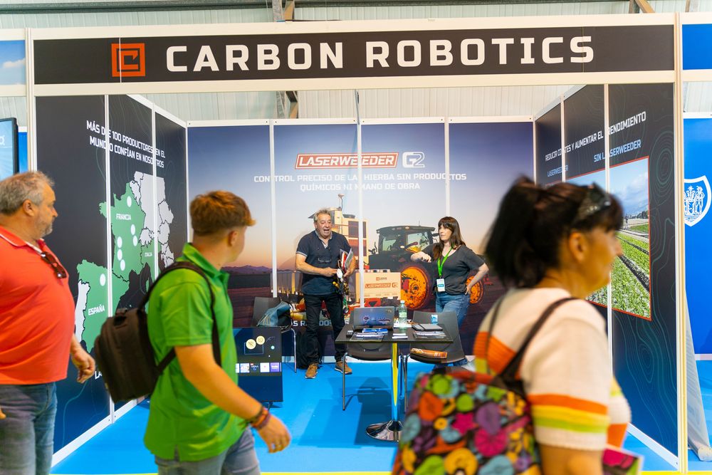 Stand de Carbon Robotics en Infoagro Exhibition 2025