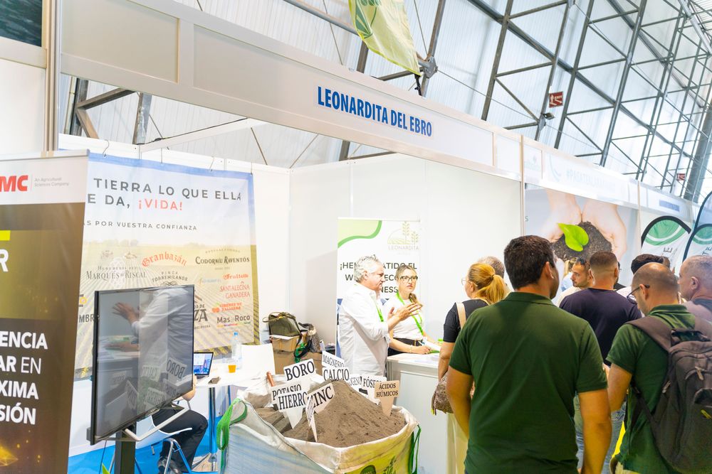 Stand de Leonardita del Ebro en Infoagro Exhibition 2025