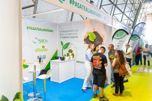 Stand de SACh Servicios Ambientales Las Chanzas en Infoagro Exhibition 2025