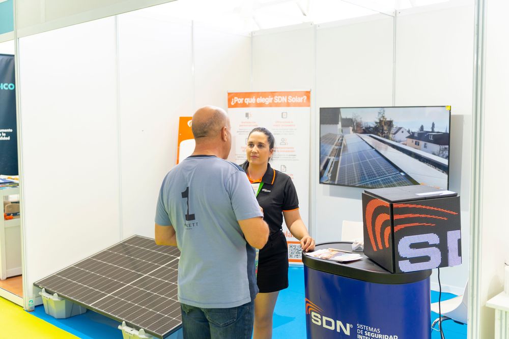 Stand de SDN Solar en Infoagro Exhibition 2025