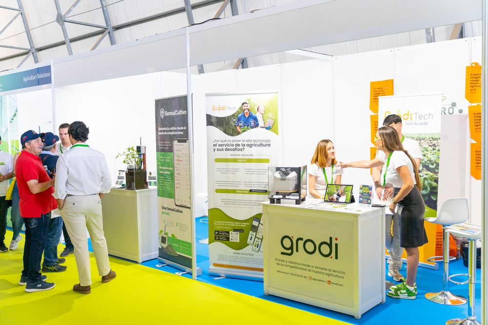 Stands de Sensacultivo y Groditech en Infoagro Exhibition 2025