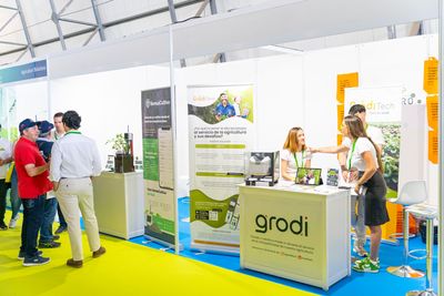 Stands de Sensacultivo y Groditech en Infoagro Exhibition 2025