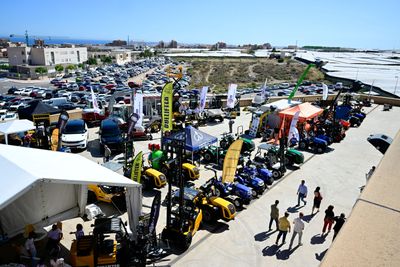 Zona exterior de maquinaria, en Infoagro Exhibition 2025