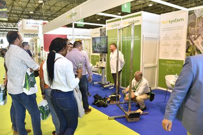 Visitantes profesionales internacionales se informan sobre productos en Infoagro Exhibition 2019