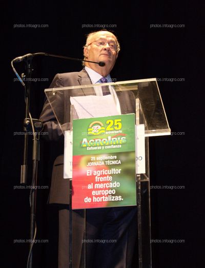 Juan Antonio Díaz Planelles, director general y fundador de Agroiris, recuerda en su discurso en el acto de celebración del 25 Aniversario de Agroiris, los inicios de la empresa.