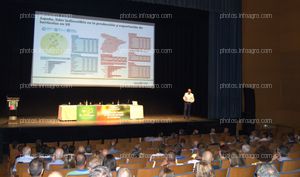 Momento de la ponencia ofrecida por Syngenta durante el acto de conmemoración del 25 Aniversario de Agroiris.