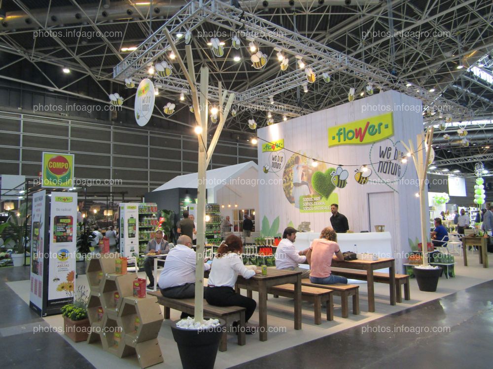 Stand de Compo en Iberflora 2019.